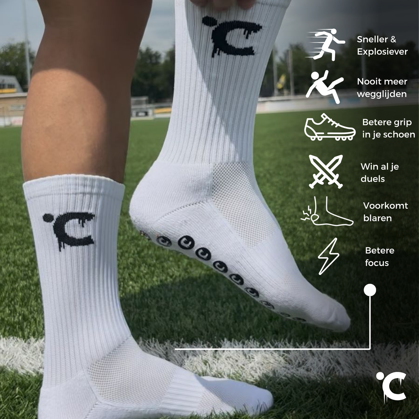 Coldest - Gripsokken