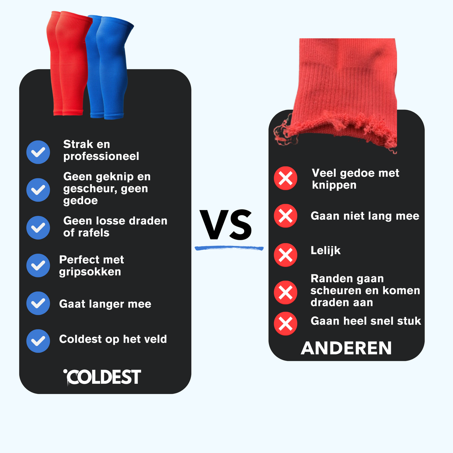 Coldest - Voorgeknipte Sokken